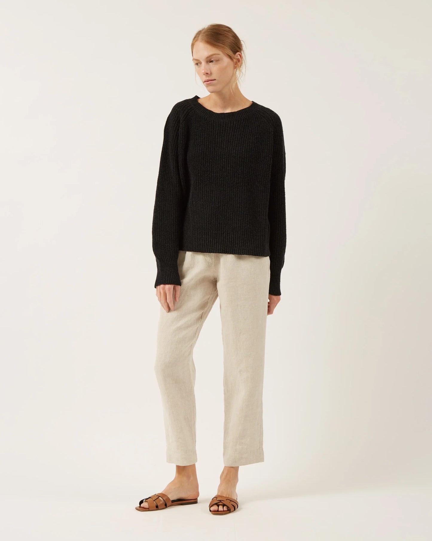 Naïf | Kely Silk and Cotton Sweater - Black