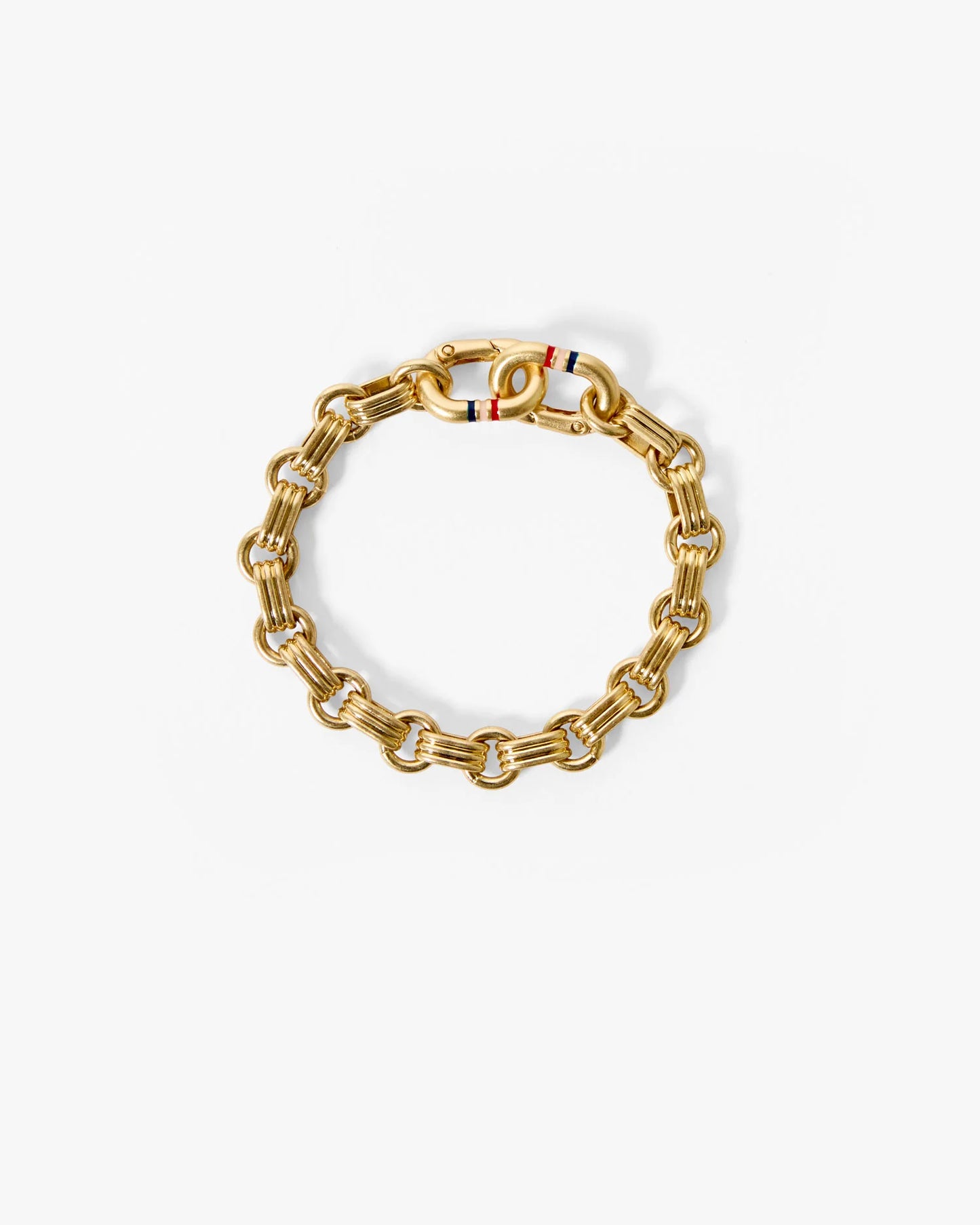 Clare V. | Le Story Chain Bracelet - Vintage Gold