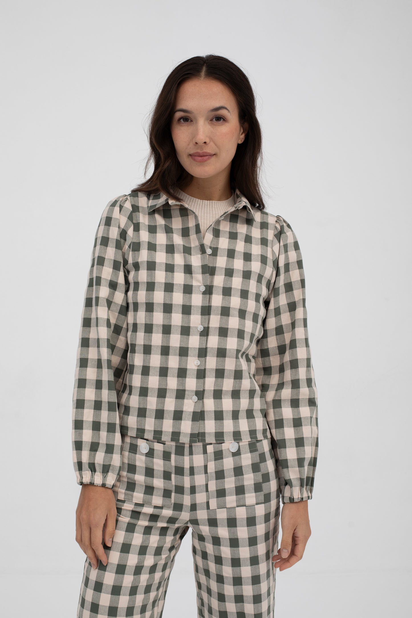 Mus & Bombon | Marlene Blouse - Dark Green