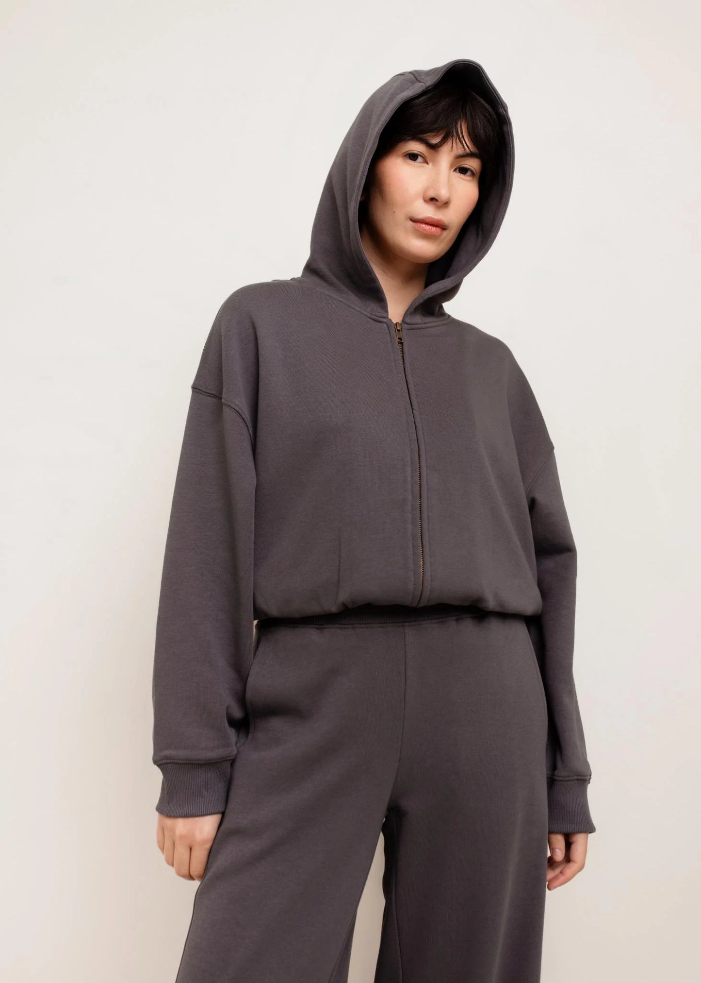 Paper Label | Brea Zip-Up Hoodie - Turbulence