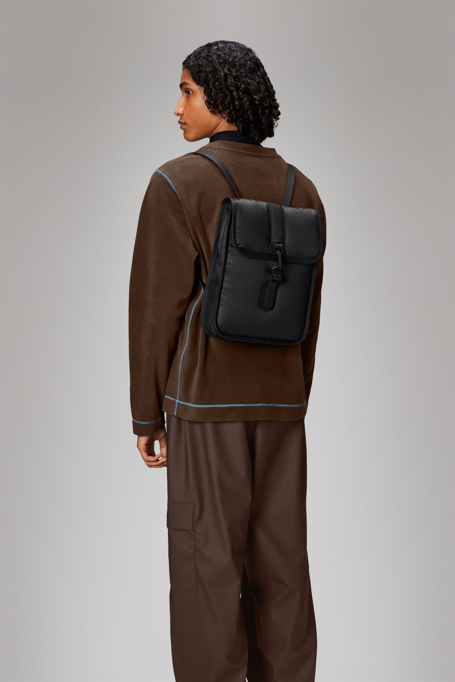 Rains | Puffed Backpack Micro - Black