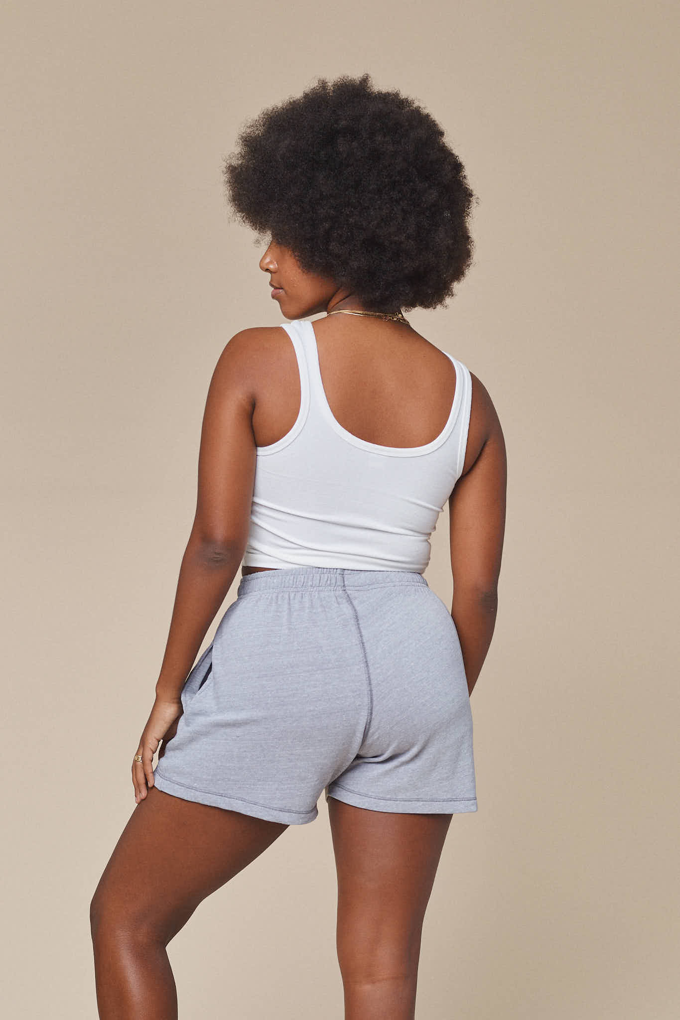 Jungmaven | Heathered Sun Shorts - Athletic Gray