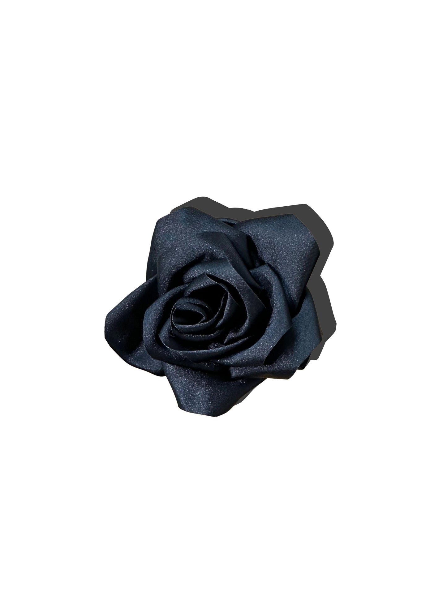 Solar Eclipse | Handmade Satin Rose Claw - Black