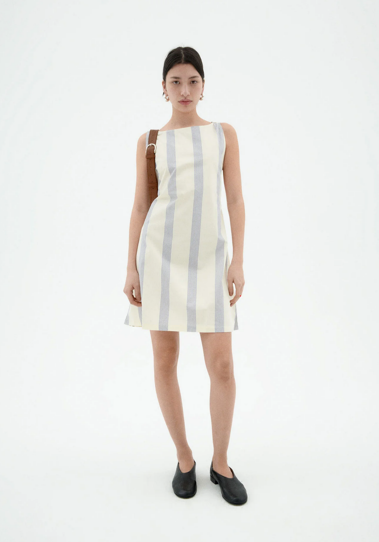 Thinking Mu | Poplin Stripes - Cecile Dress