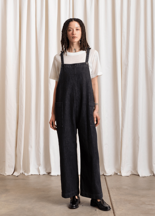 Ali Golden | Overall Jumper - Black Denim