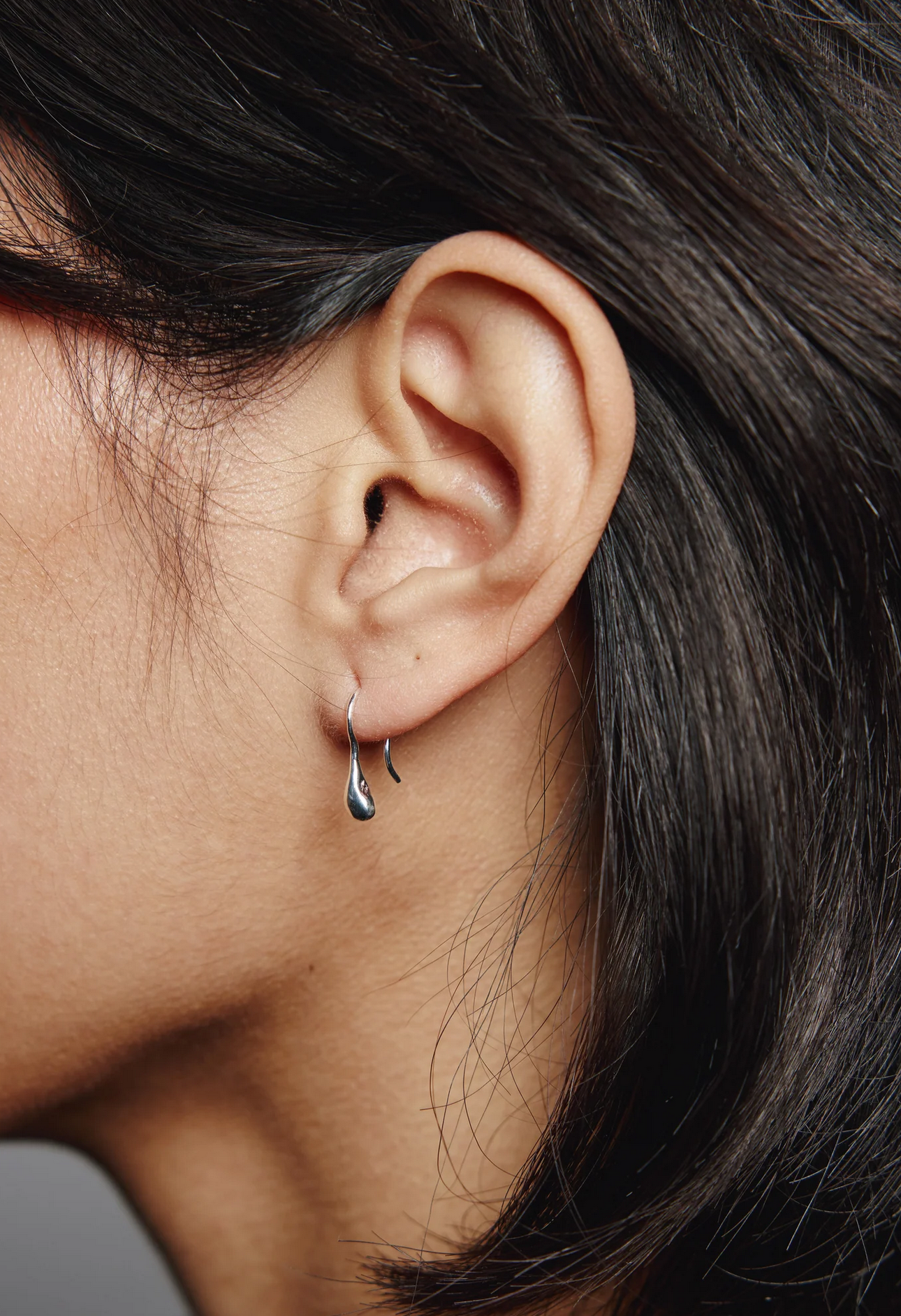 Wolf Circus | Small Sage Earrings - Silver