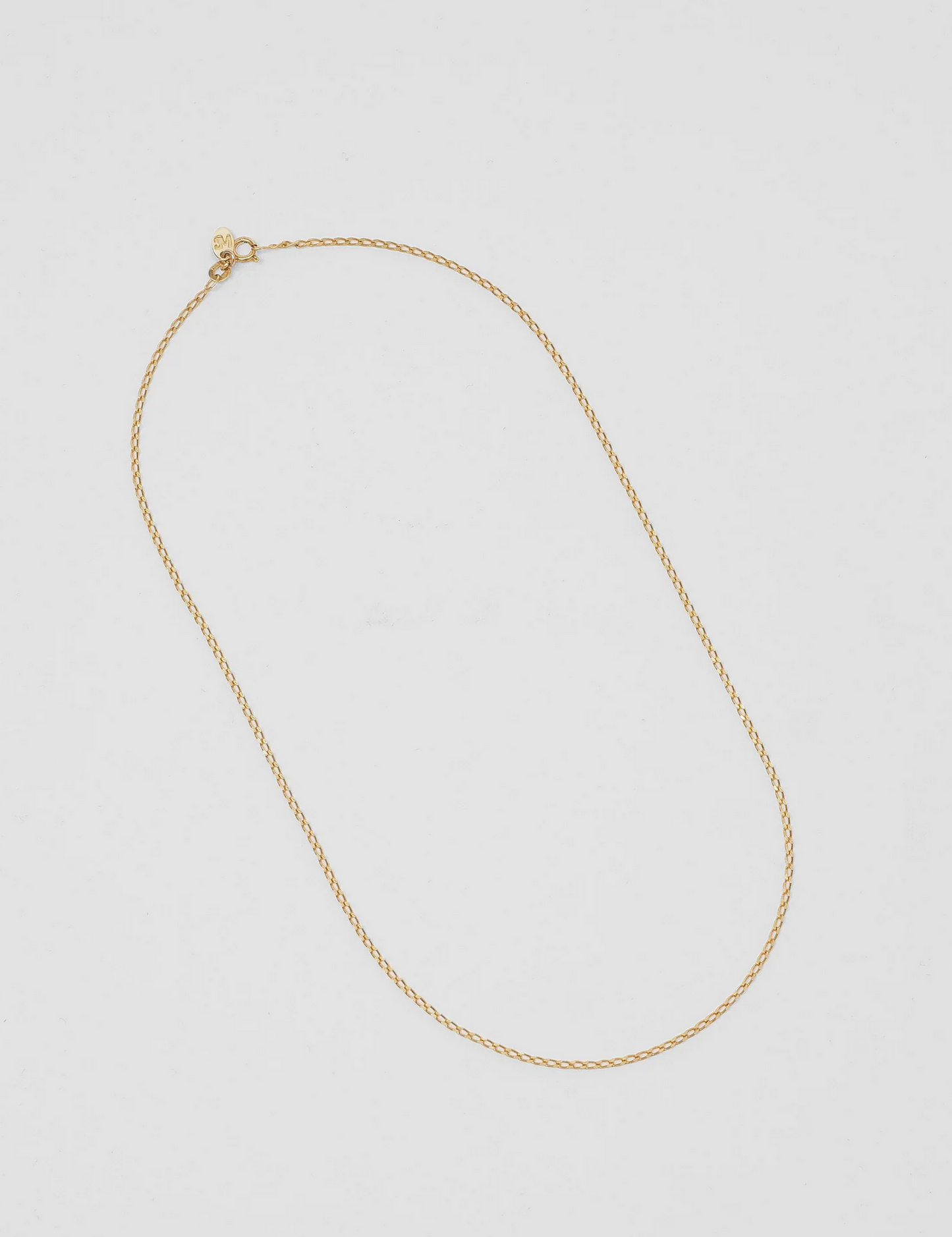 Wolf Circus | Elongated Curb Chain Necklace - Gold