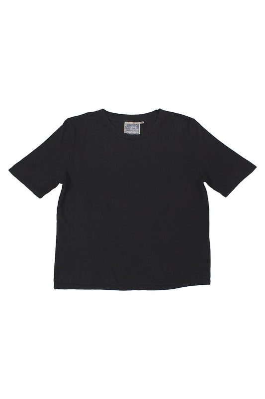 Jungmaven | Silverlake Cropped Tee - Black
