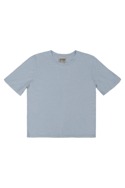 Jungmaven | Silverlake Cropped Tee - Coastal Blue