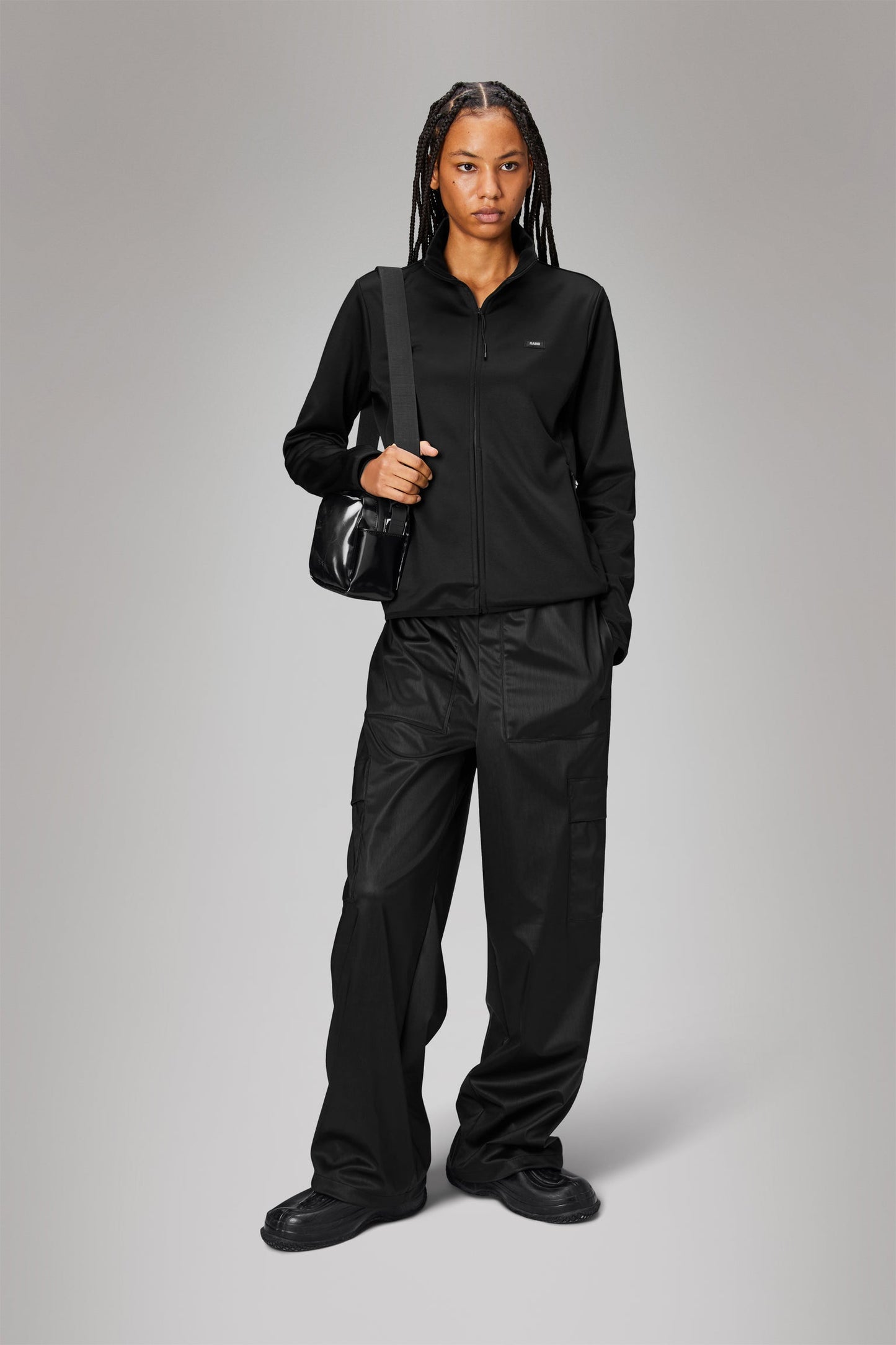 Rains | Sintra Fleece Curve Jacket - Black