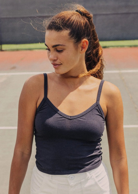 Jungmaven | Spaghetti Tank - Black