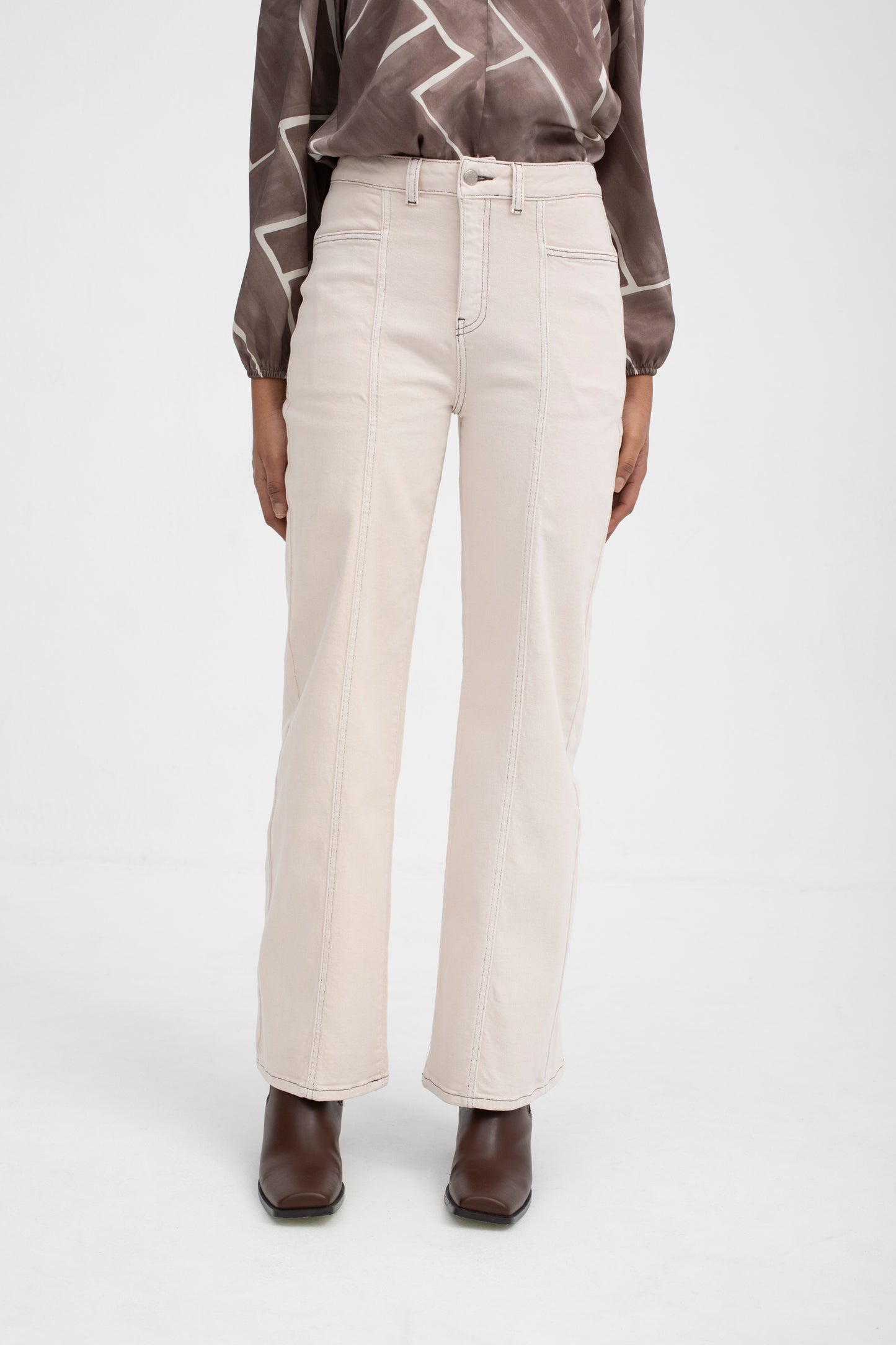 Mus & Bombon | Valby Trousers - Ecru
