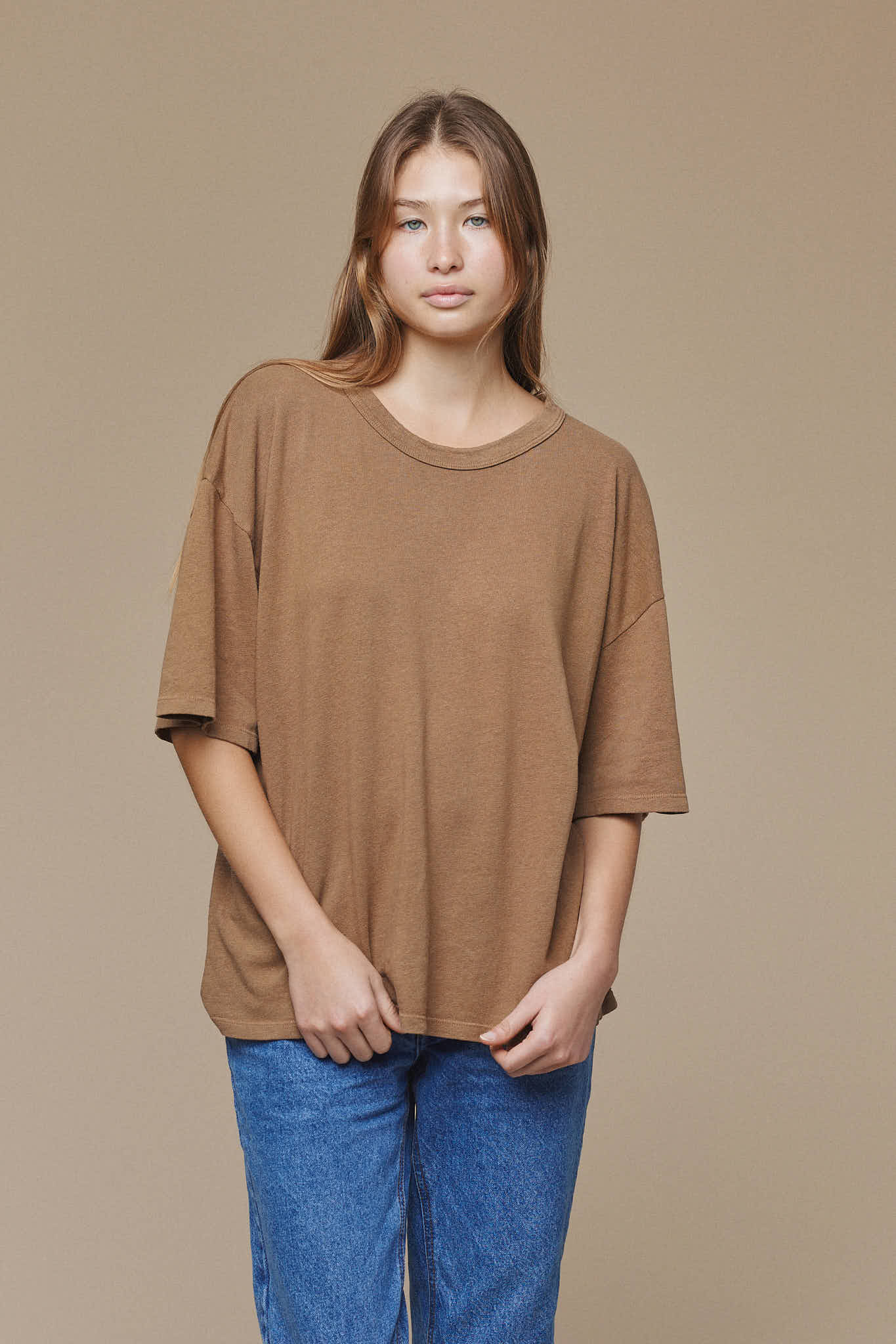 Jungmaven | Vernon Oversized Tee - Agave Green