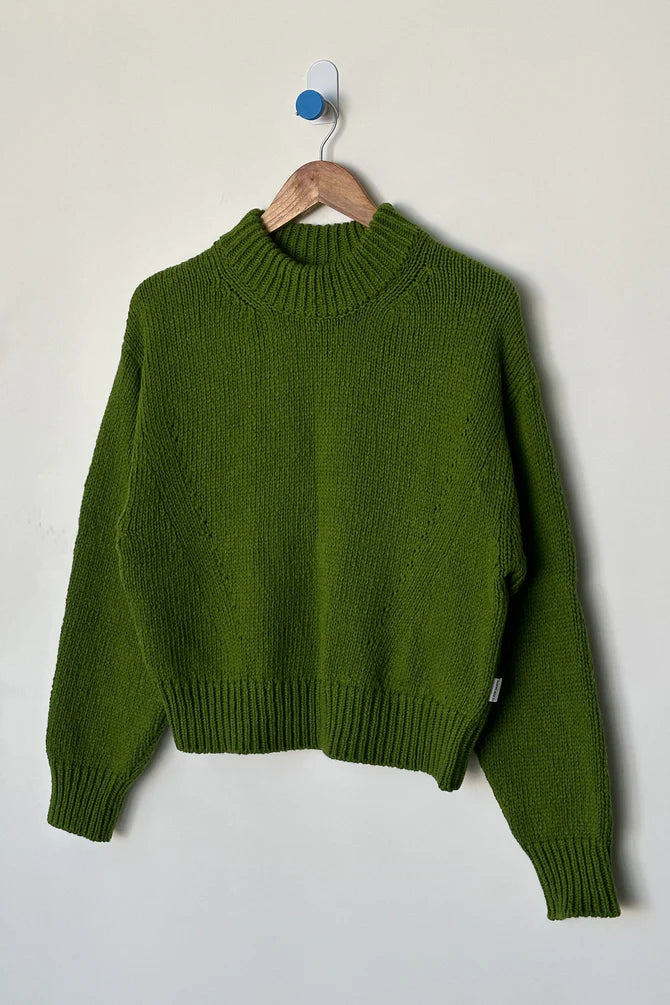 PRE-ORDER | Le Bon Shoppe | Zoe Cotton Sweater - Avocado