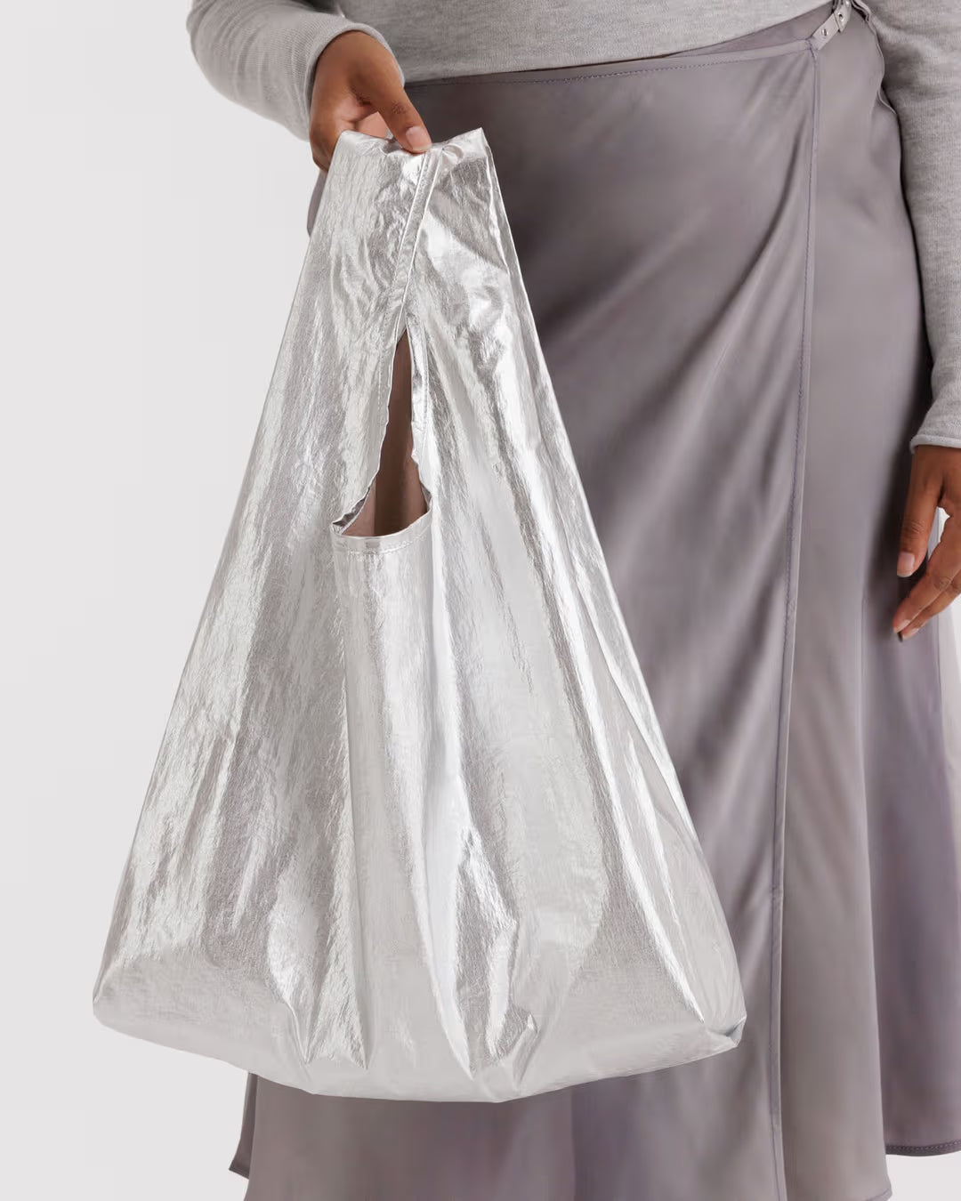 Baggu | Standard Baggu - Chrome Metallic