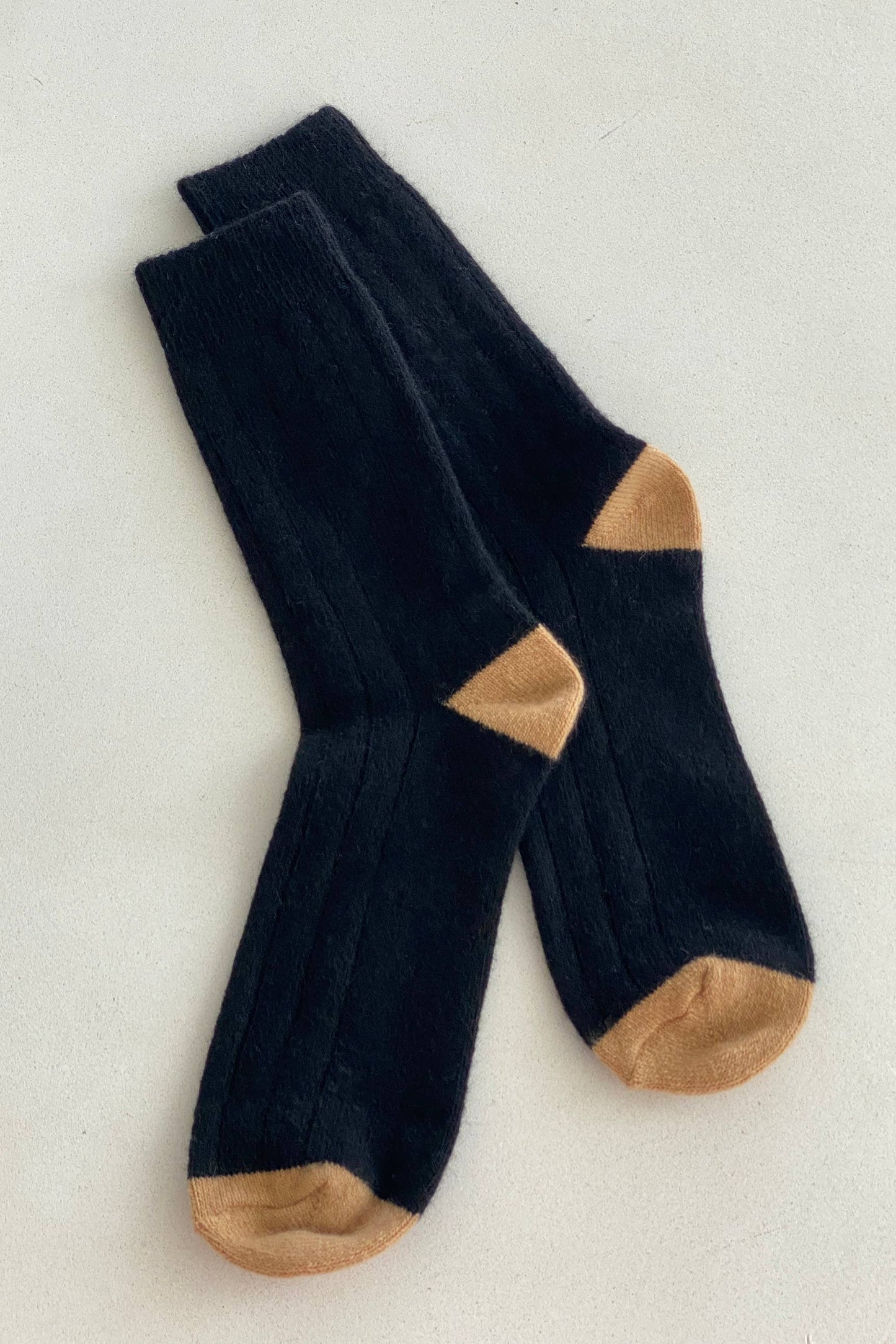 Le Bon Shoppe | Extended Cashmere Classic Socks - Black