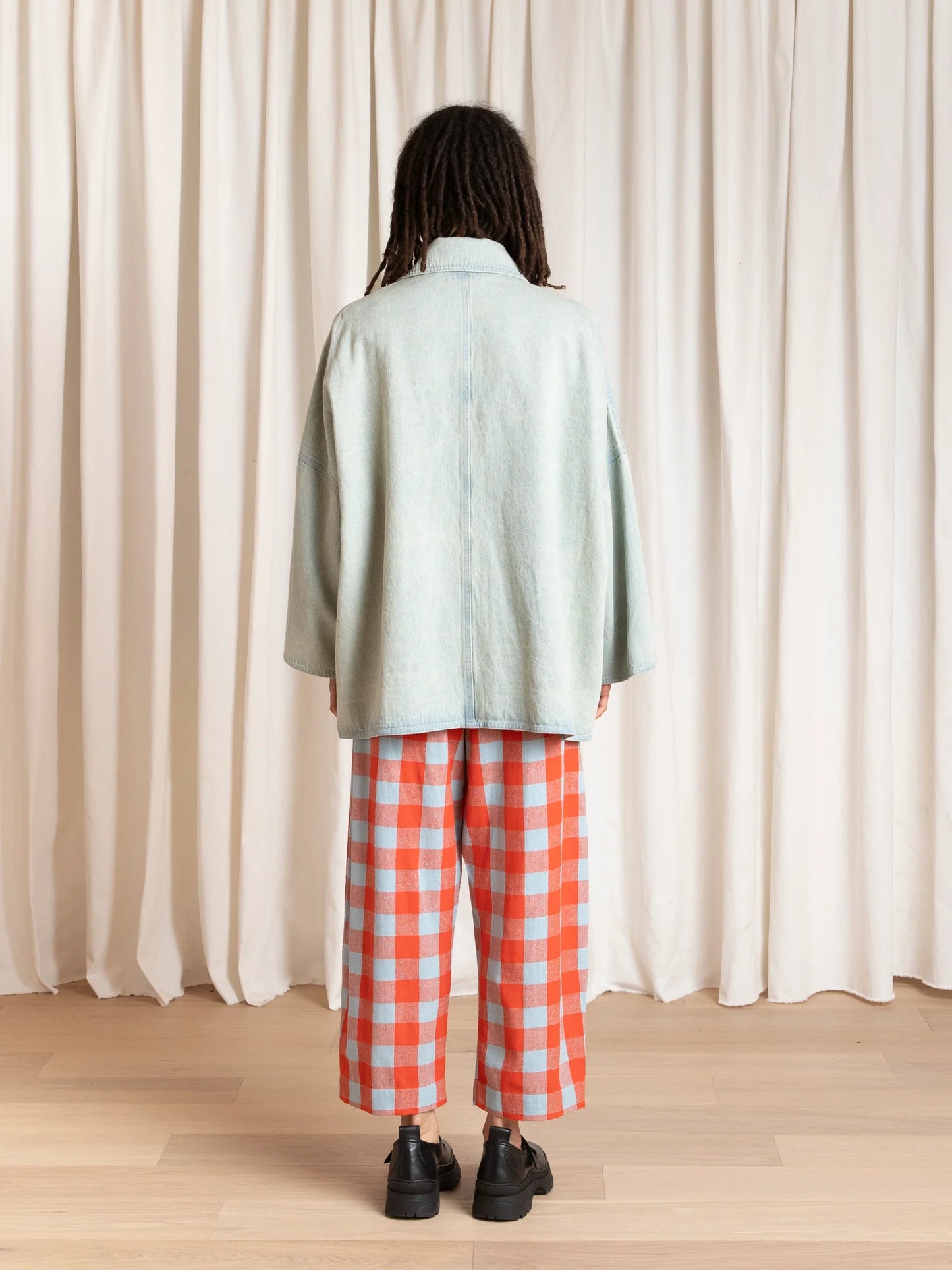 Ali Golden | Oversized Shirt jacket - Light Denim