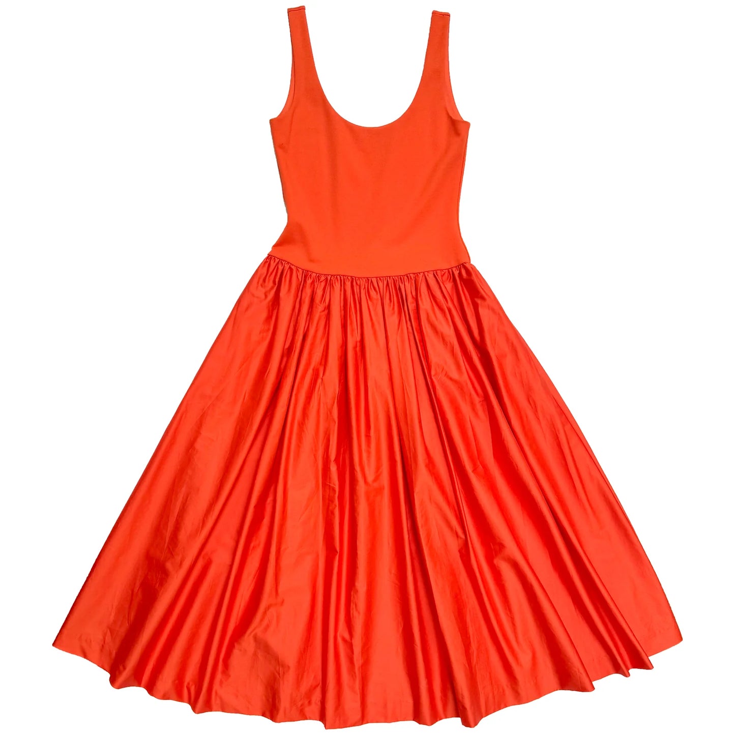 Ali Golden | Mixed Fabric Dress - Poppy