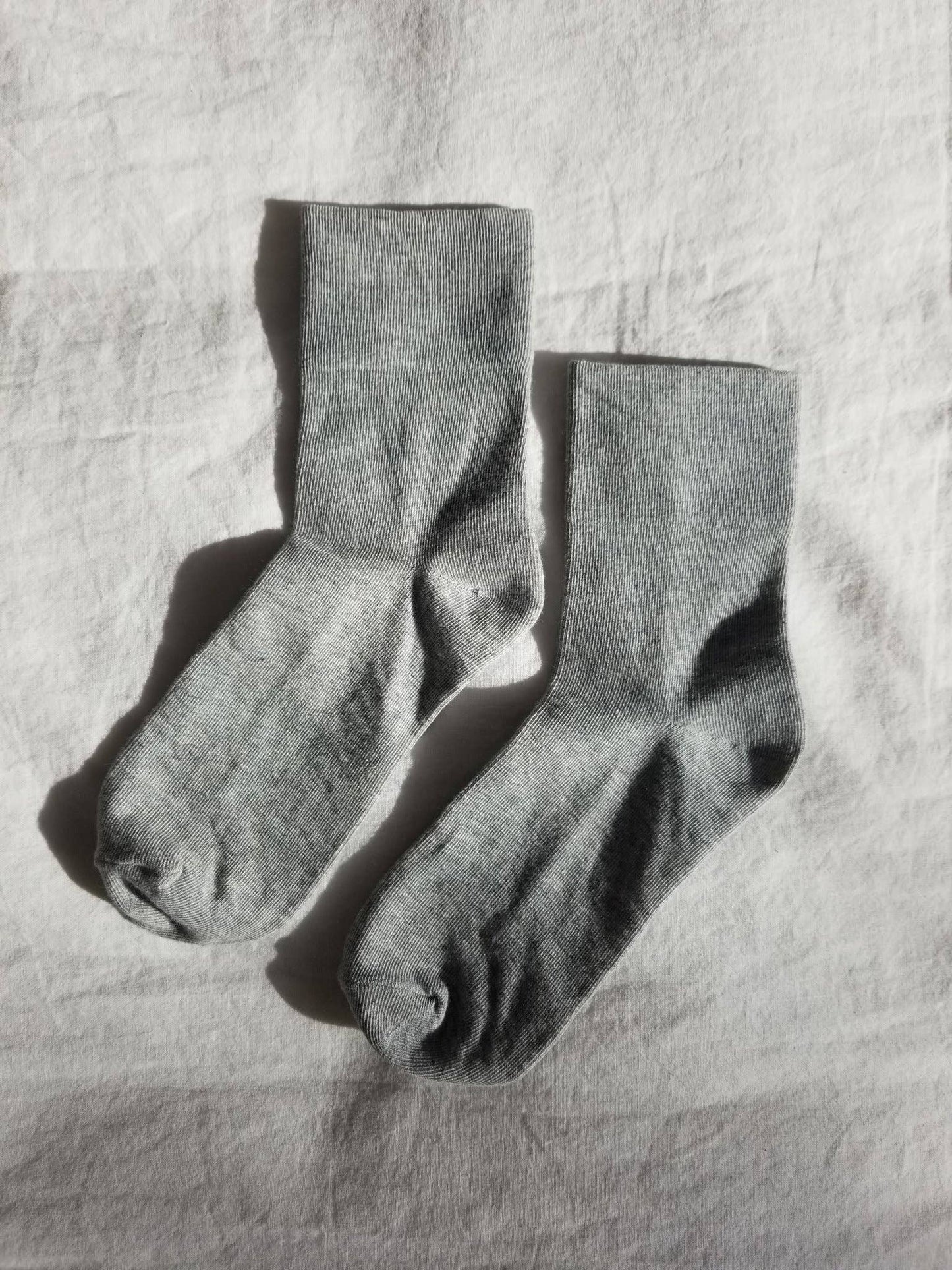 Le Bon Shoppe | Sneaker Socks - Heather Grey
