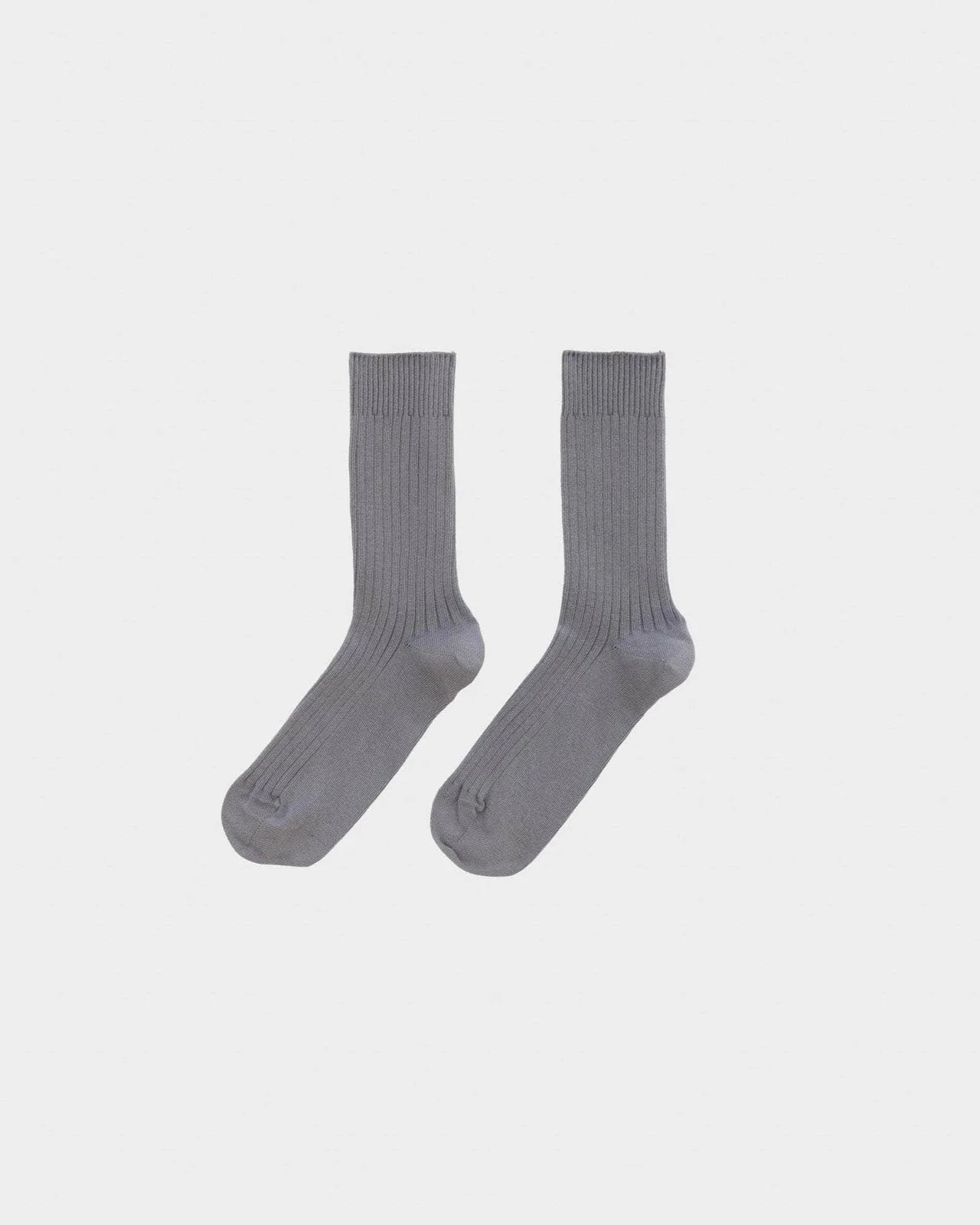 Baserange | Rib Over Ankle Socks - Simon Grey