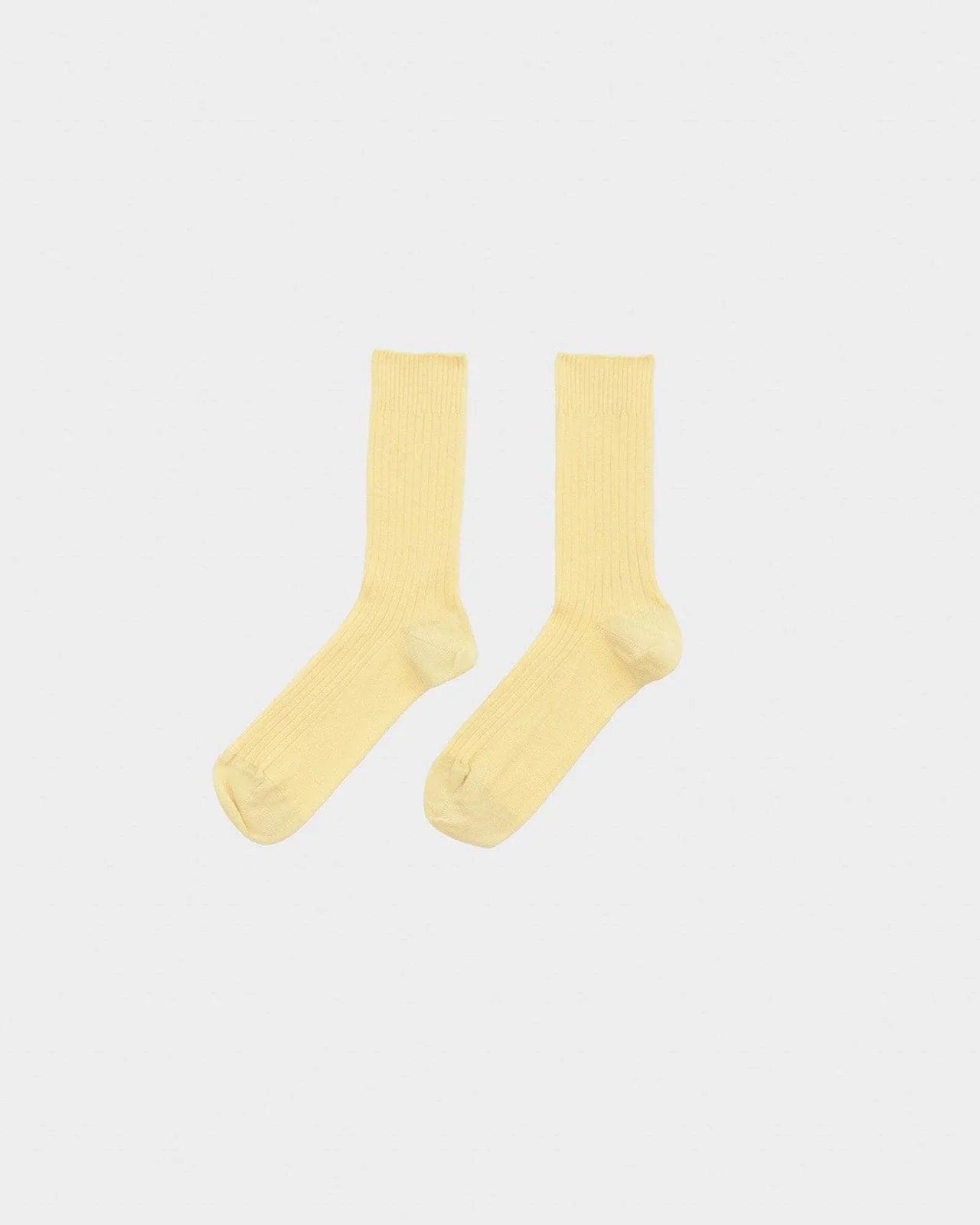 Baserange | Rib Over Ankle Socks - Bog Yellow