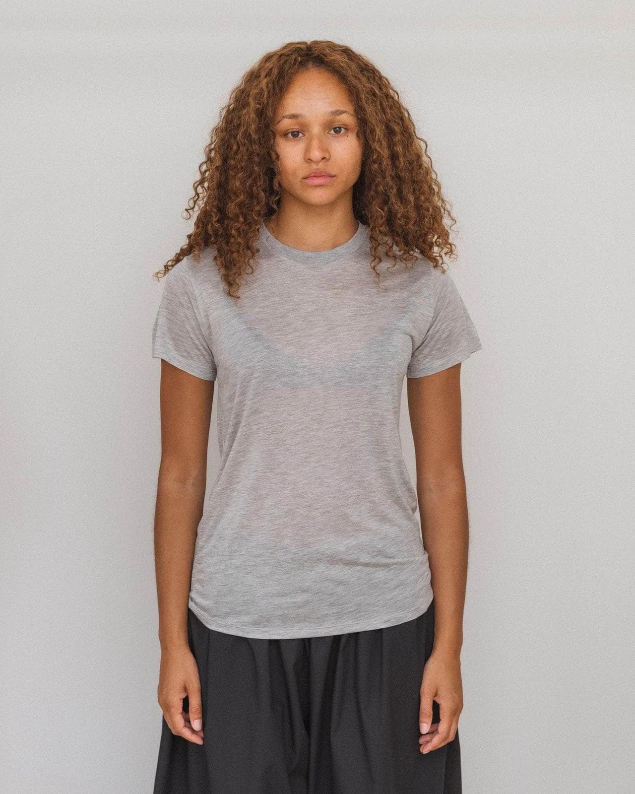 Baserange | Tee Shirt Bamboo - Grey Milange