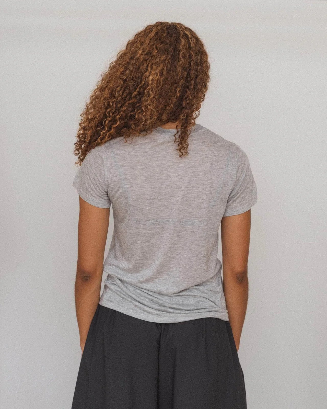 Baserange | Tee Shirt Bamboo - Grey Milange