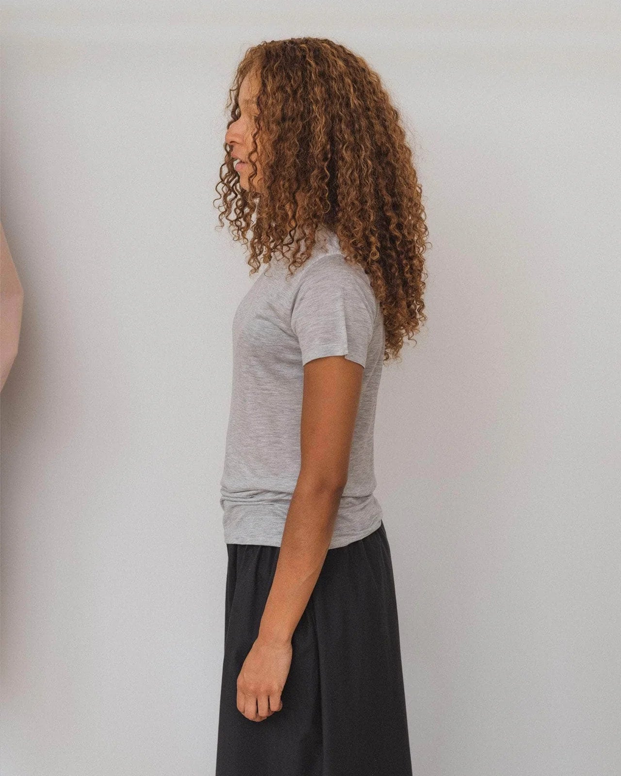 Baserange | Tee Shirt Bamboo - Grey Milange