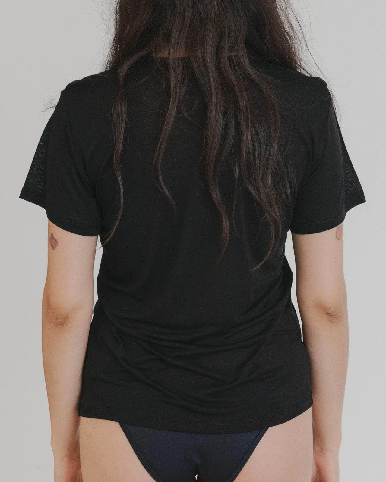 Baserange | Tee Shirt Bamboo Lyocell - Black