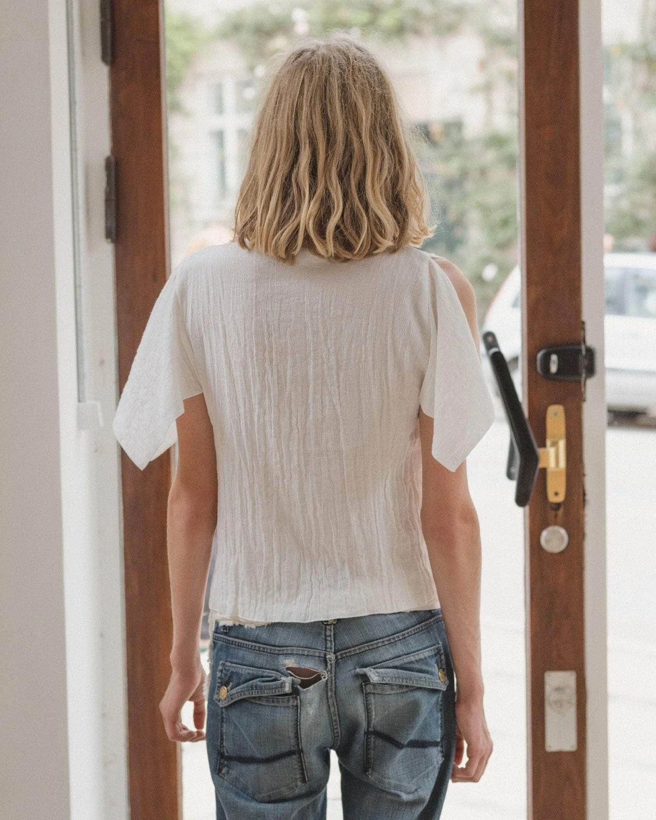 Baserange | Folio Top Crinkle Linen