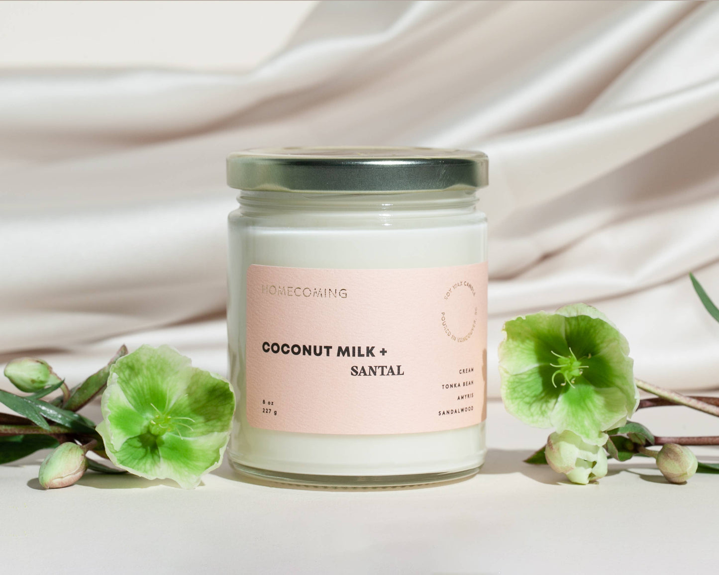 Homecoming | Coconut Milk + Santal Soy Wax Candle
