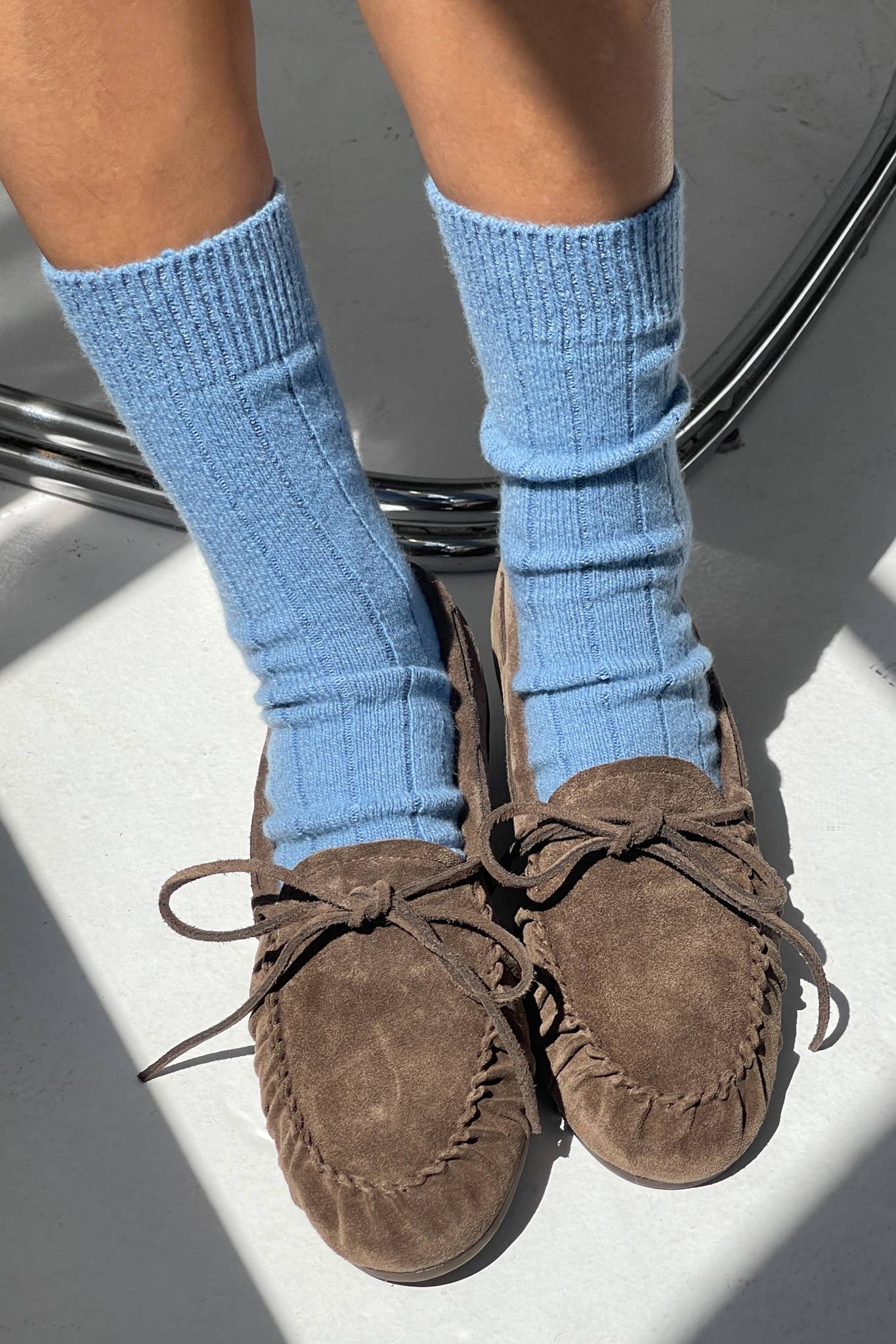 Le Bon Shoppe | Classic Cashmere Socks - Bluebell