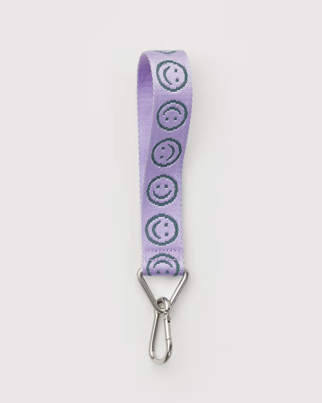 Baggu | Logo Keychain - Lilac Happy