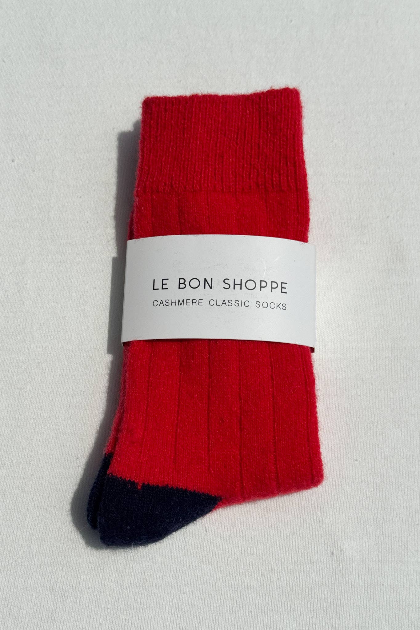 Le Bon Shoppe | Classic Cashmere Socks - Poppy Red