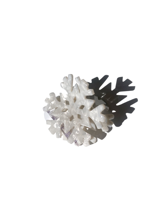 Solar Eclipse | Handmade Snowflake Holiday Claw