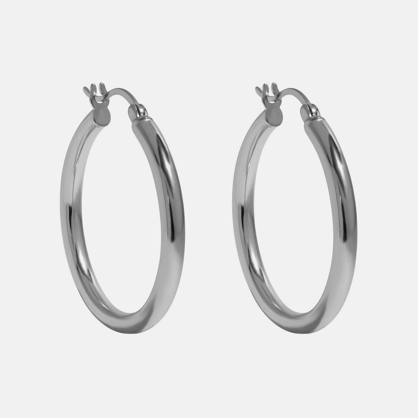 Love Local Jewelry | Liora Hoops 3cm - Silver