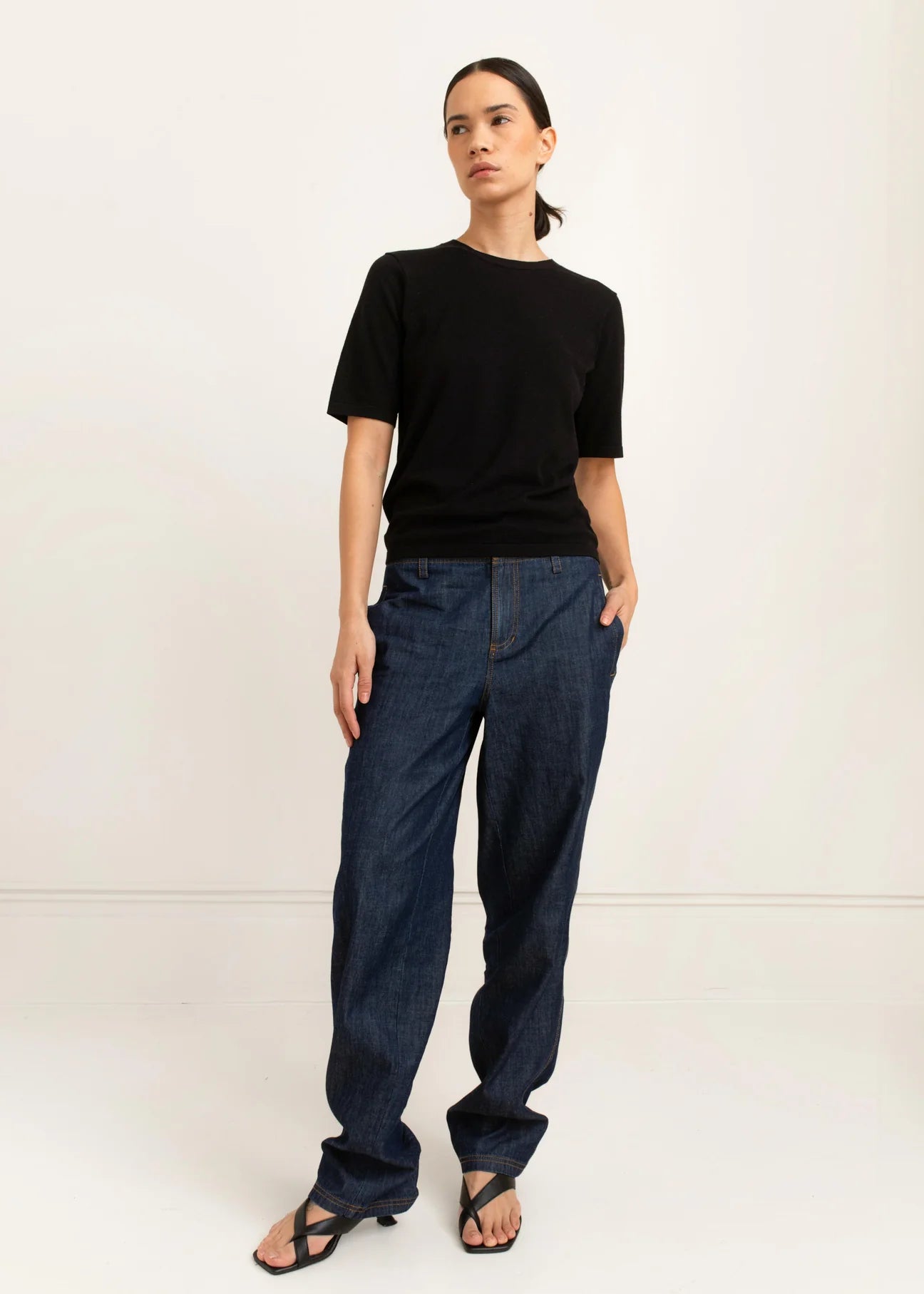 Paper Label | Mira Knit Tee - Black