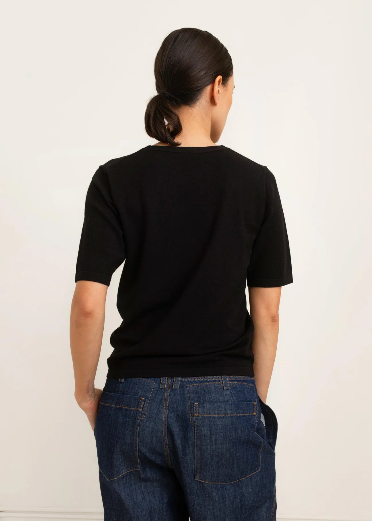 Paper Label | Mira Knit Tee - Black