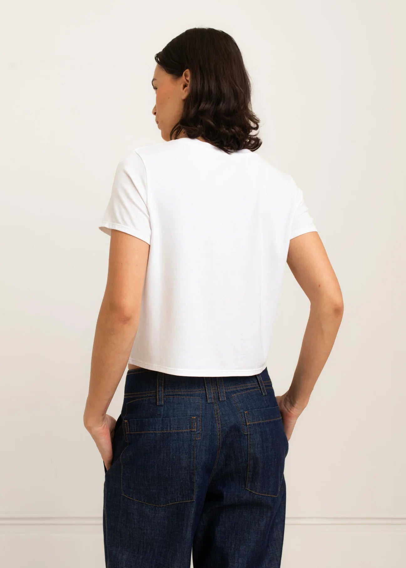 Paper Label | Agathe Denim Pant - Dark Chambray