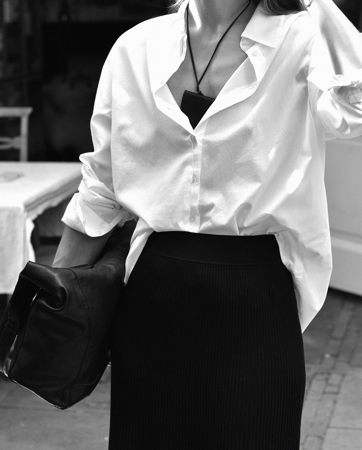 Yerse | Leather Bag with Zip