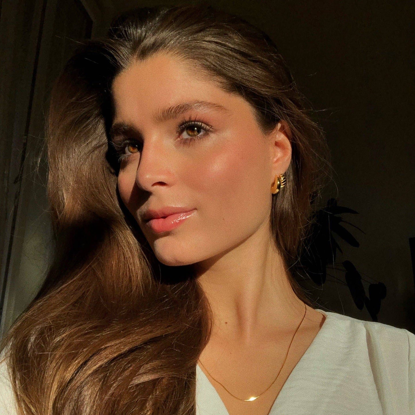 Love Local Jewelry | Anna Chunky Hoops 1.2cm - Gold