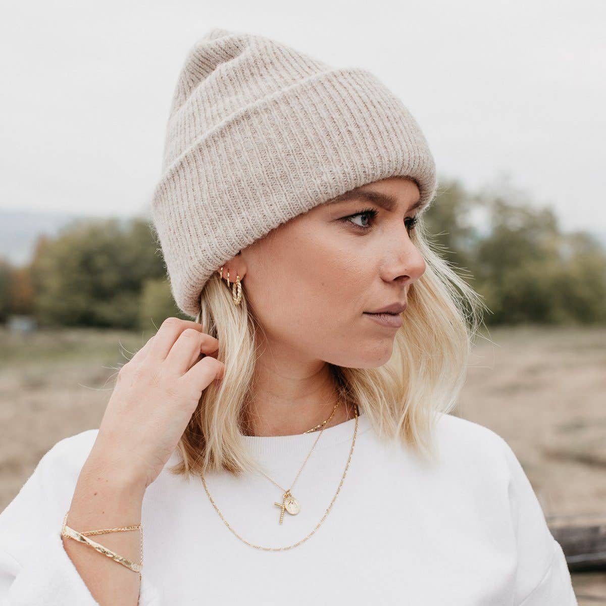 Love Local Jewelry | Mia 13mm Hoops - Gold