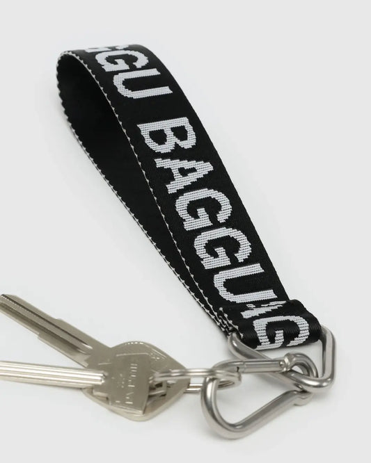 Baggu | Logo Keychain - Black and White
