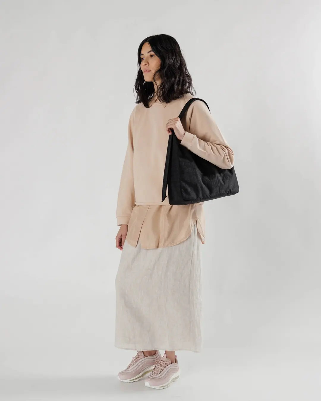 Baggu | Nylon Shoulder Bag - Black