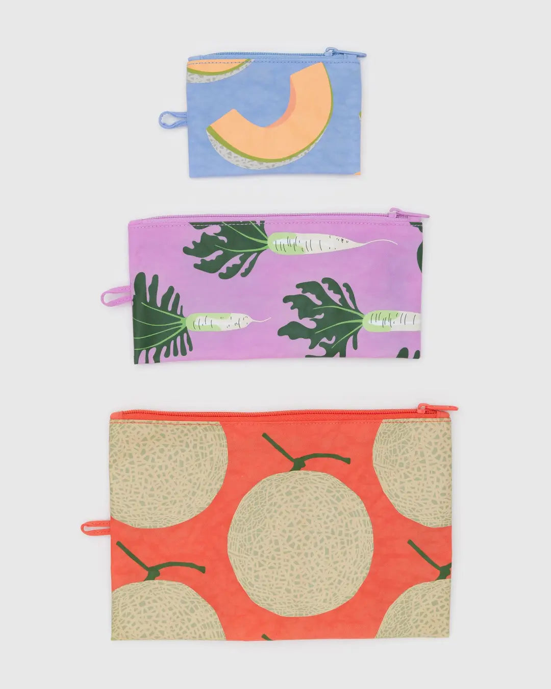 Baggu | Flat Pouch Set - Japanese Produce