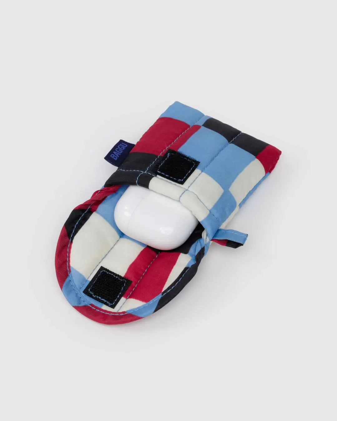 Baggu | Puffy Earbuds Case - Painted Check