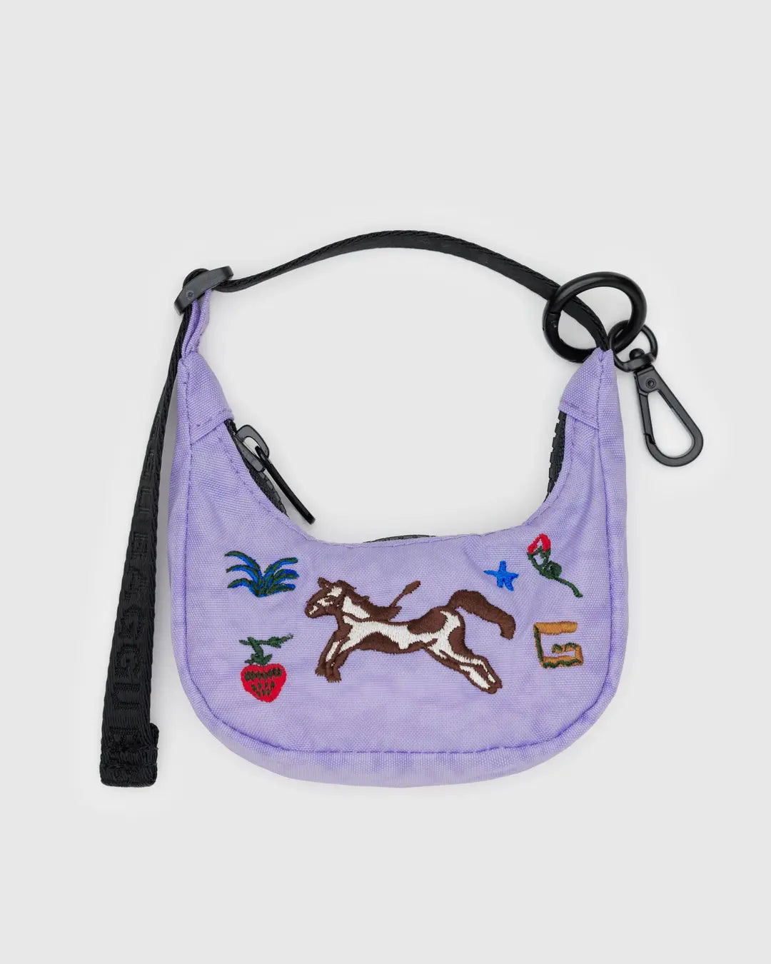 Baggu | Crescent Bag Charm - Embroidered Pony