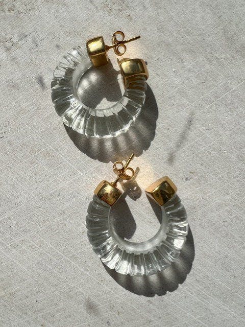 Shyla London | Esme Earrings - Crystal Clear