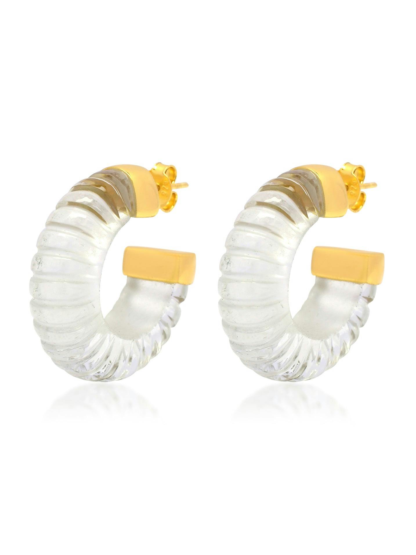 Shyla London | Esme Earrings - Crystal Clear