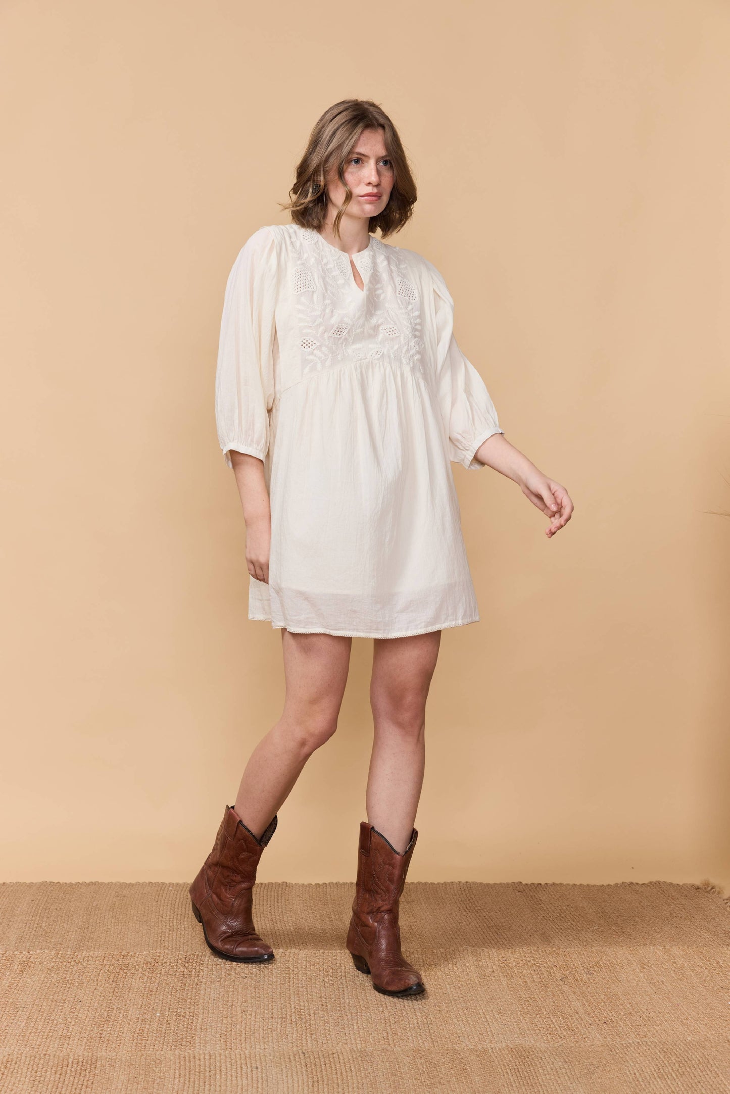 Louizon | Agogo Dress - Ecru